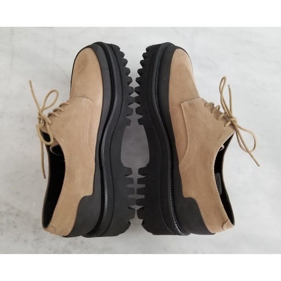 Paloma Barcelo Kenny Platform Loafer Tan Size 39 EUC - Picture 3 of 4